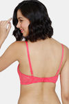 Zivame Wildberry Fling Padded Non Wired 3/4th Coverage T-Shirt Bra - Rouge Red — thumbnail 2